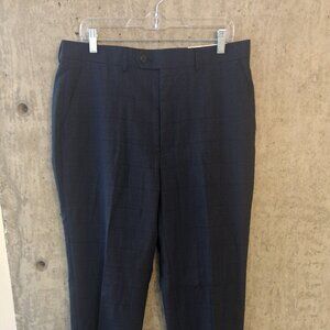 NWT Lauren Ralph Lauren Mens 34x34 Blue Wool Dress Pants Slacks Ultraflex $175